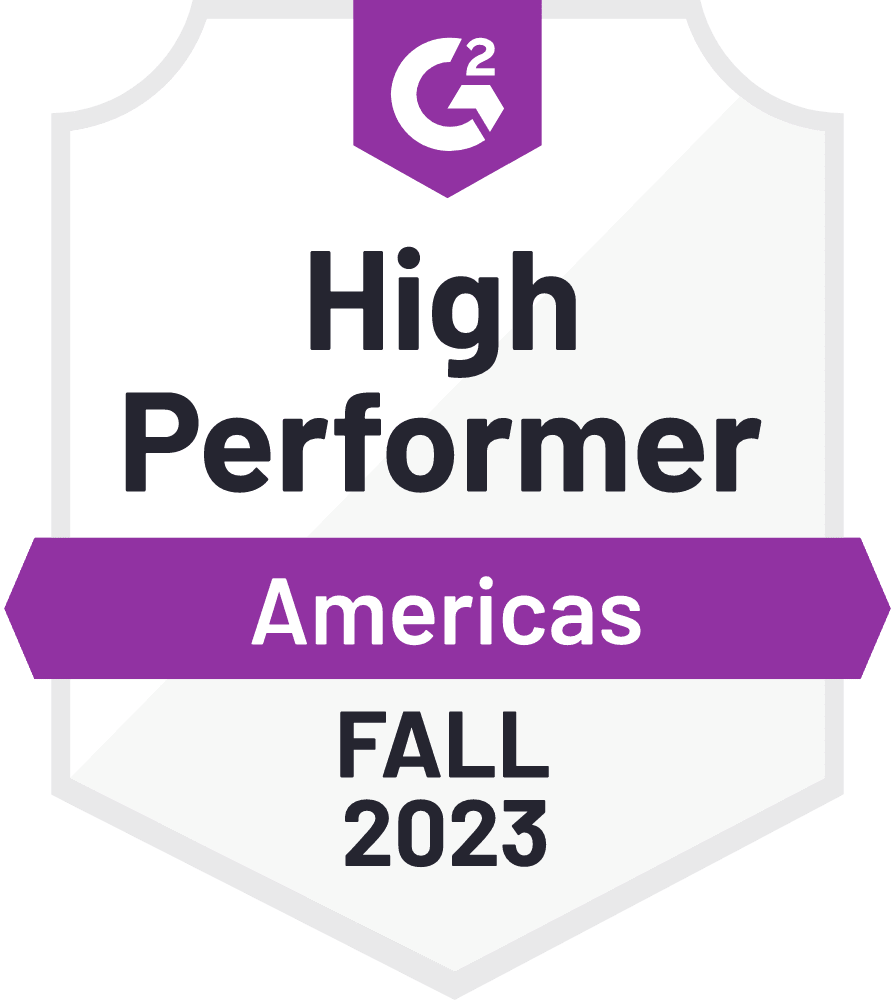 G2 High Performer Americas 2023