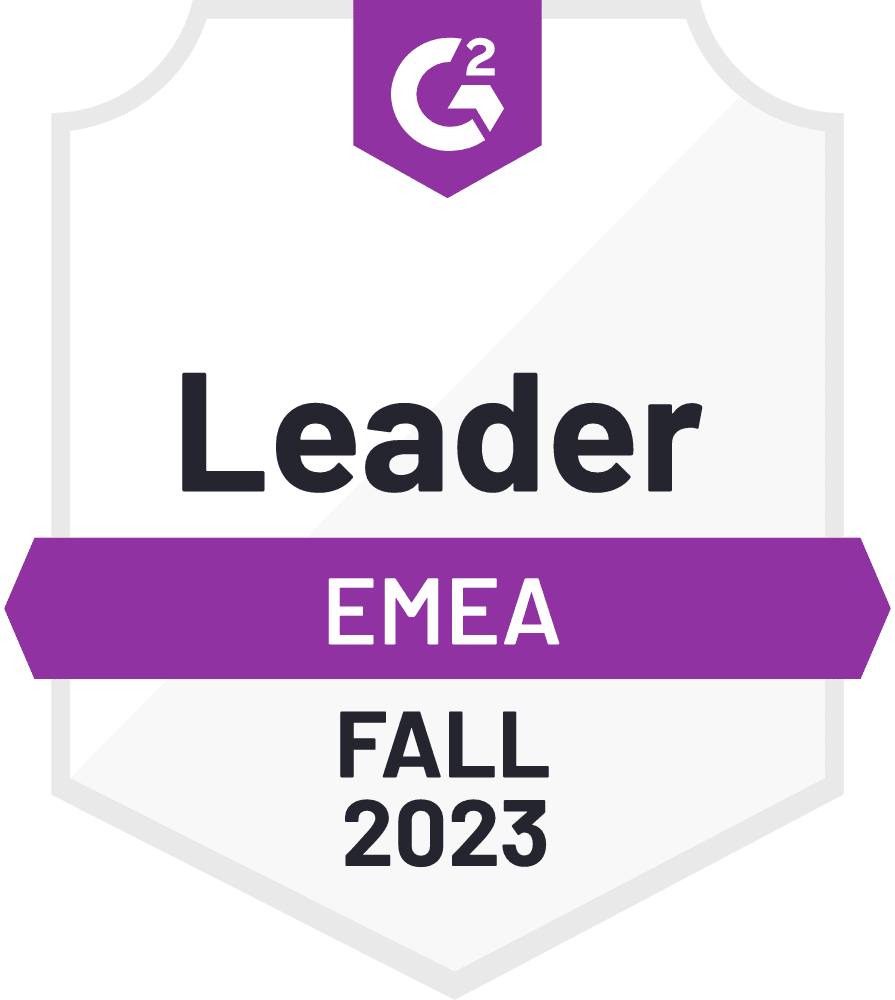 G2 Leader EMEA Fall 2023