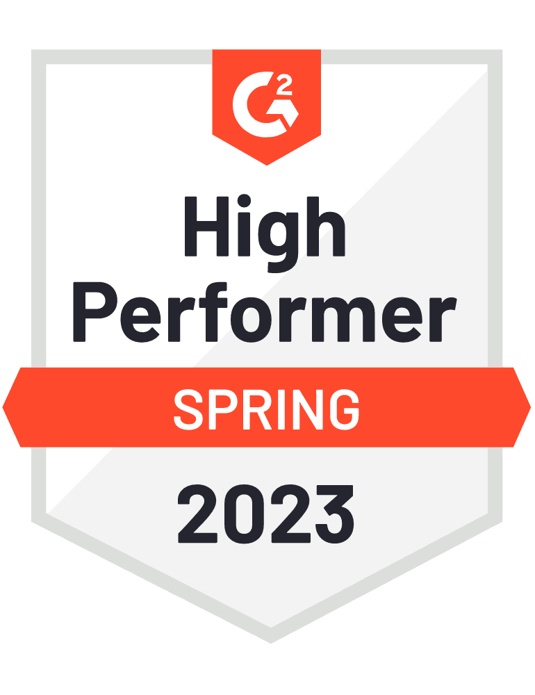 G2 High Performer Spring 2023